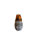 Northern German Orange Bulb Ceramic Vase