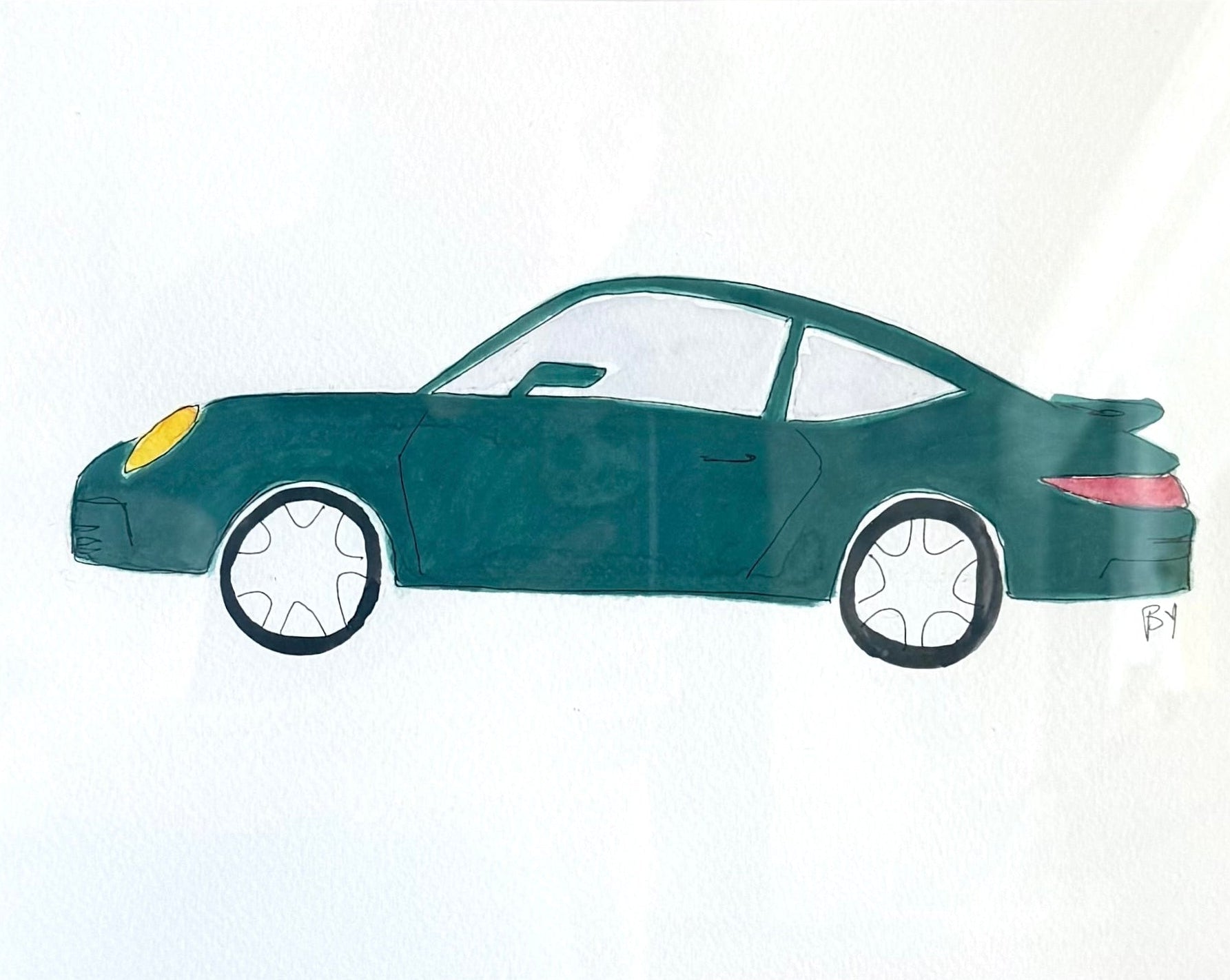 Porsche in Green - Bianca York