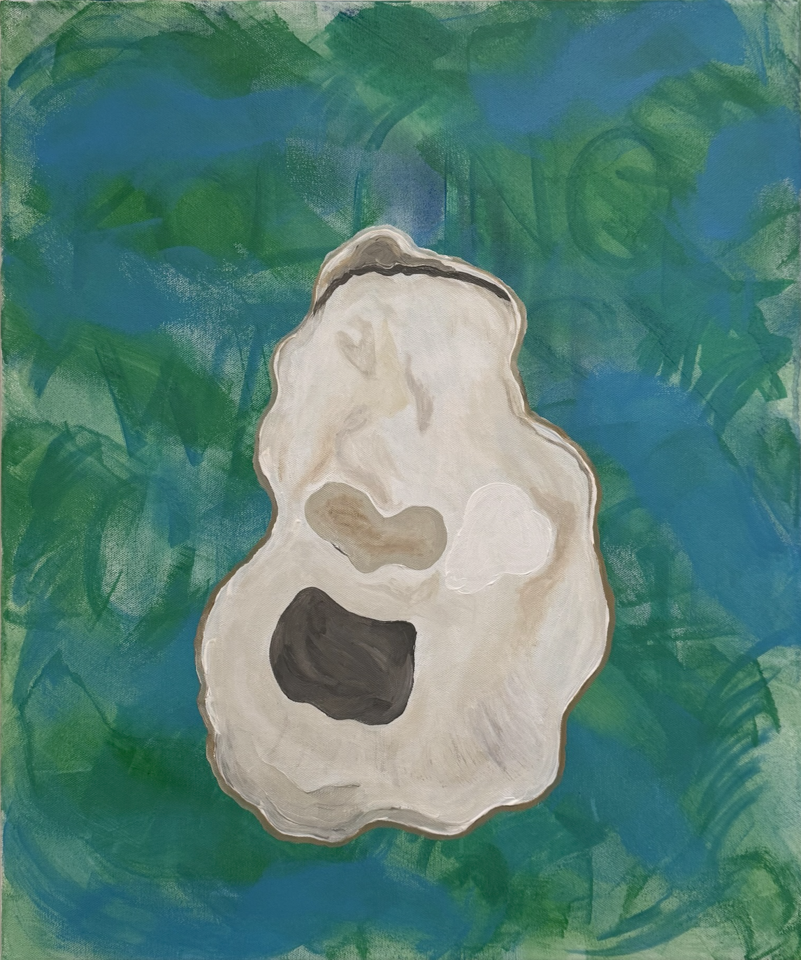 Oyster Dream in Seafoam Green